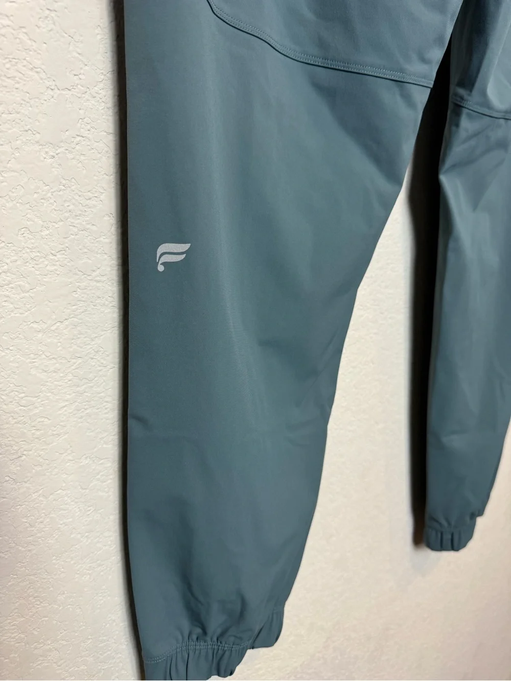 Fabletics Women’s Teal Drawstring Jogger Pants with Pockets Athleisure Casual L